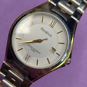 Armitron Two-Tone Silver and Gold Watch